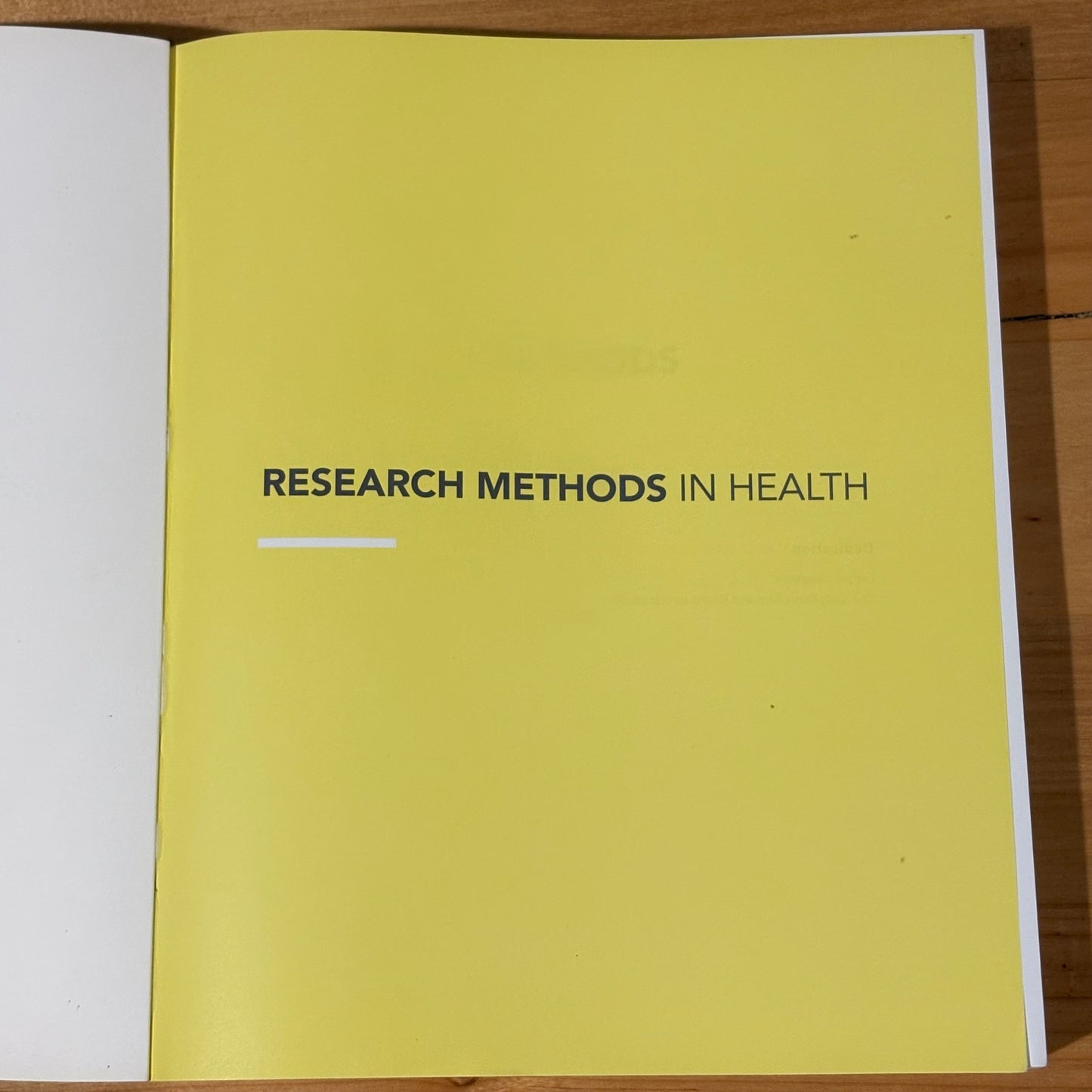 Research Methods In Health Foundations For Evidence Based Practice 3rd Ed