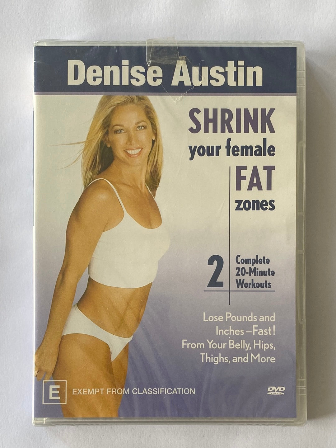 Denise Austen Shrink your Female Fat Zones DVD PAL 4 Brand New Sealed