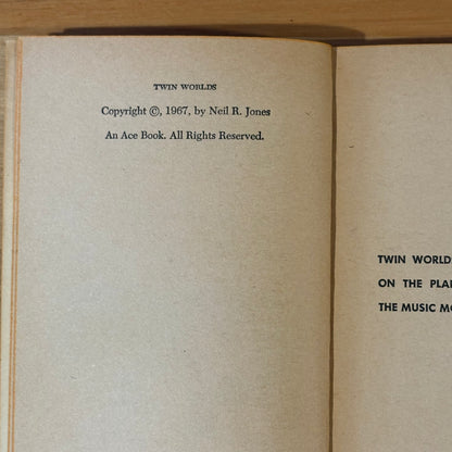 Twin Worlds by Neil R. Jones Paperback 1967 GD
