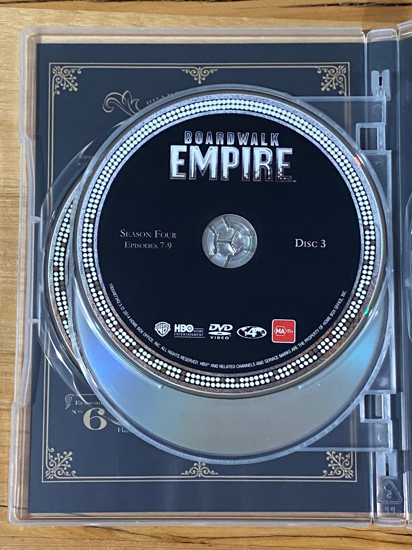 Boardwalk Empire Complete Fourth Season DVD 4-Disc Set PAL 4 VGC