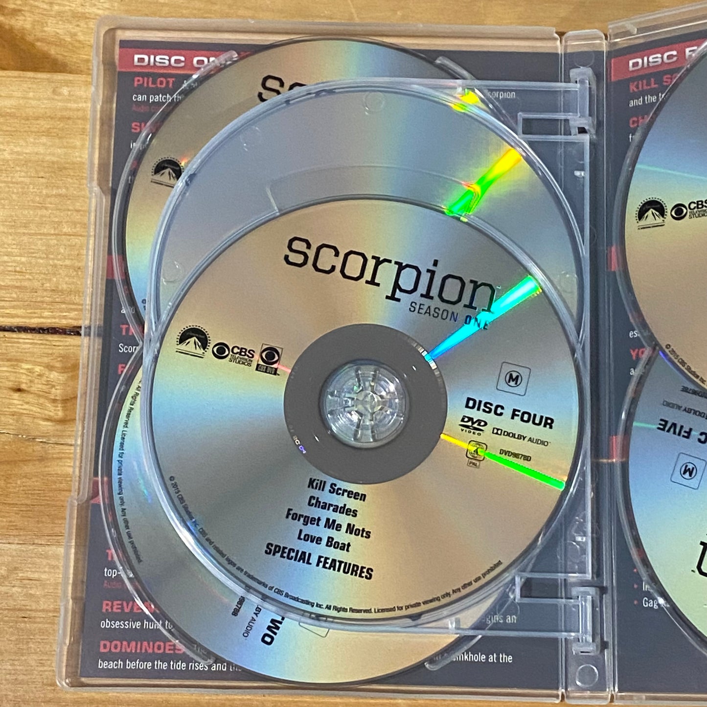 Scorpion Seasons 1 & 2 DVD 6-Disc Sets PAL 4 VGC
