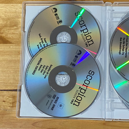 Scorpion Seasons 1 & 2 DVD 6-Disc Sets PAL 4 VGC