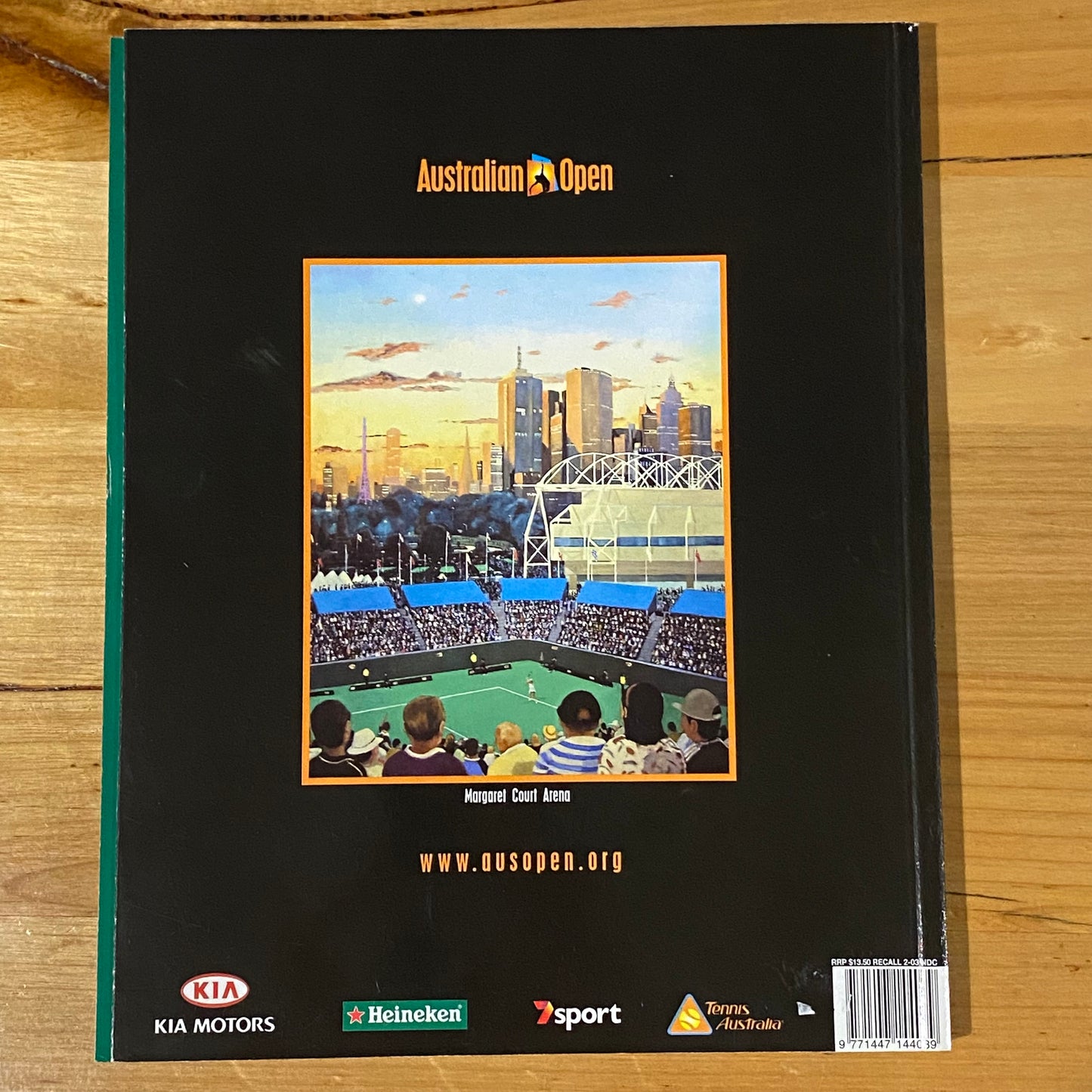 Australian Open Tennis Official Programs 1998, 2003 and 2003 VGC