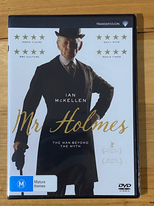 Mr Holmes DVD Ian McKellen Sherlock Holmes PAL 4 New Sealed