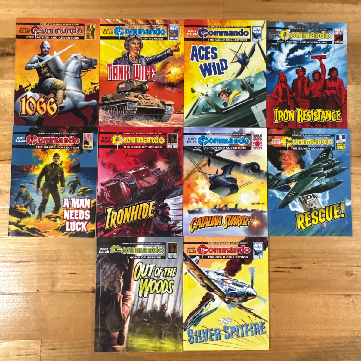 Commando War Comic Bundle x 10 Bundle Printed 2020 DC Thomson 286