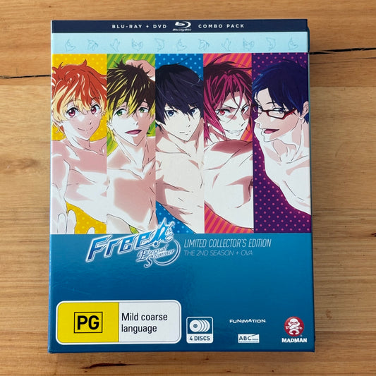 Free! Eternal Summer Limited Collector's Edition Blu-Ray Anime With Both Artbooks Reg B VGC