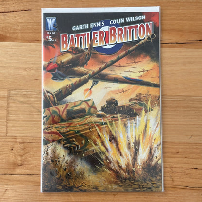 Battler Britton Complete Set 1-5 Garth Ennis Mini-Series Wildstorm Comics 2005