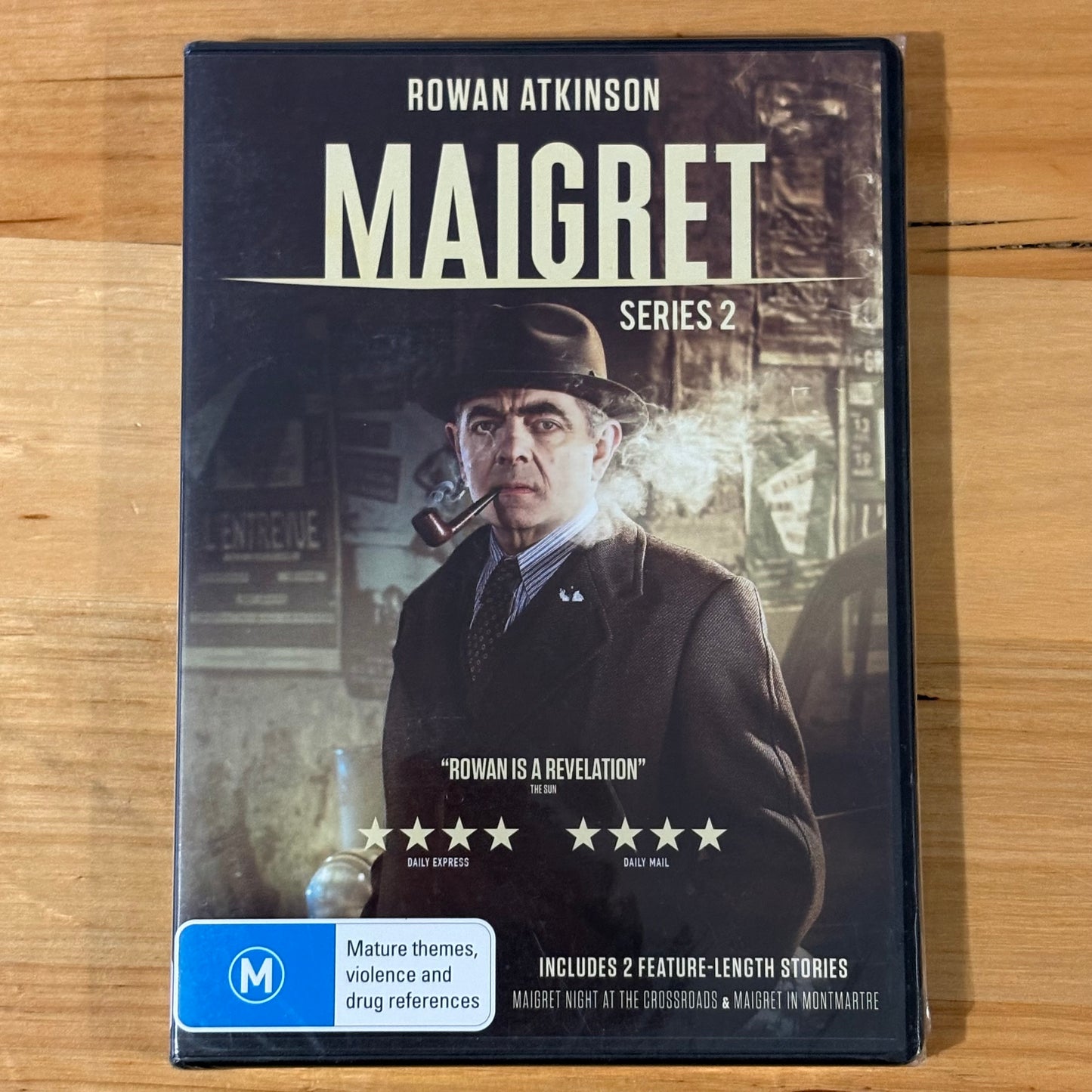 Maigret Series 1 and 2 DVD Rowan Atkinson Drama PAL 4 New Sealed