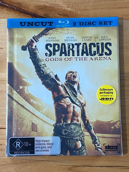 Spartacus Uncut Blu-ray 2-Disc Collector's Region B VGC