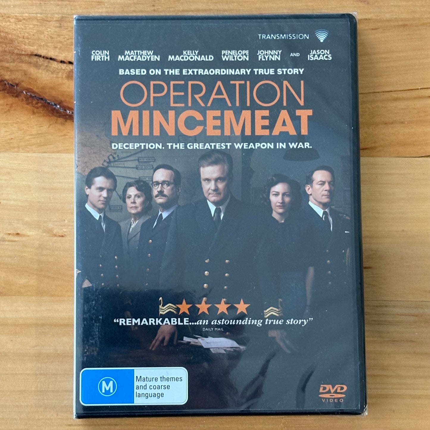 Operation Mincemeat DVD World War Two Movie PAL 4 Brand New Sealed