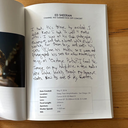 Your Music Photographer Adam Elmakias 2 Book Bundle Photography SIGNED