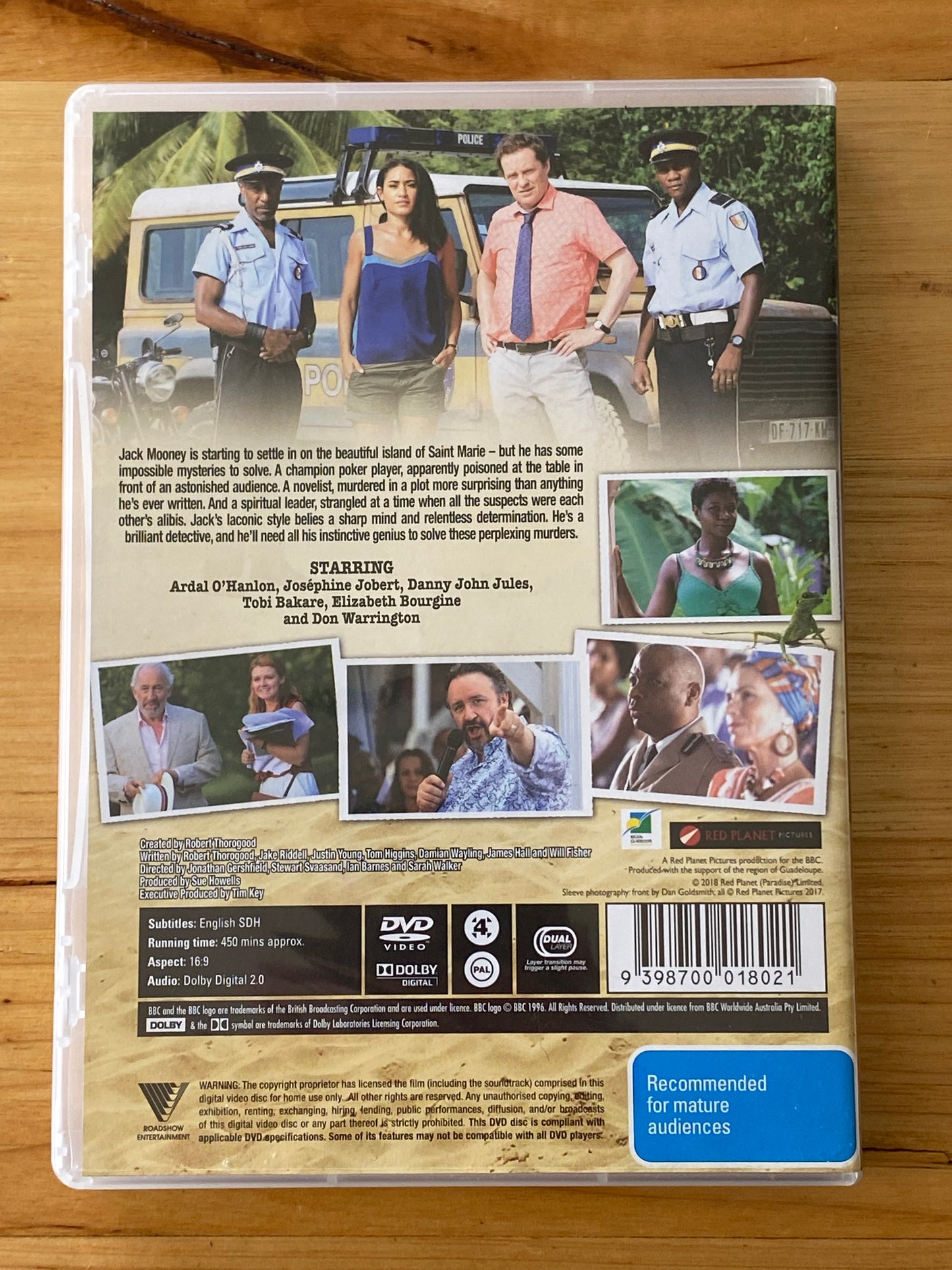 Death In Paradise Series 6 & 7 DVD BBC Detective Show 3-Disc PAL 4 VGC