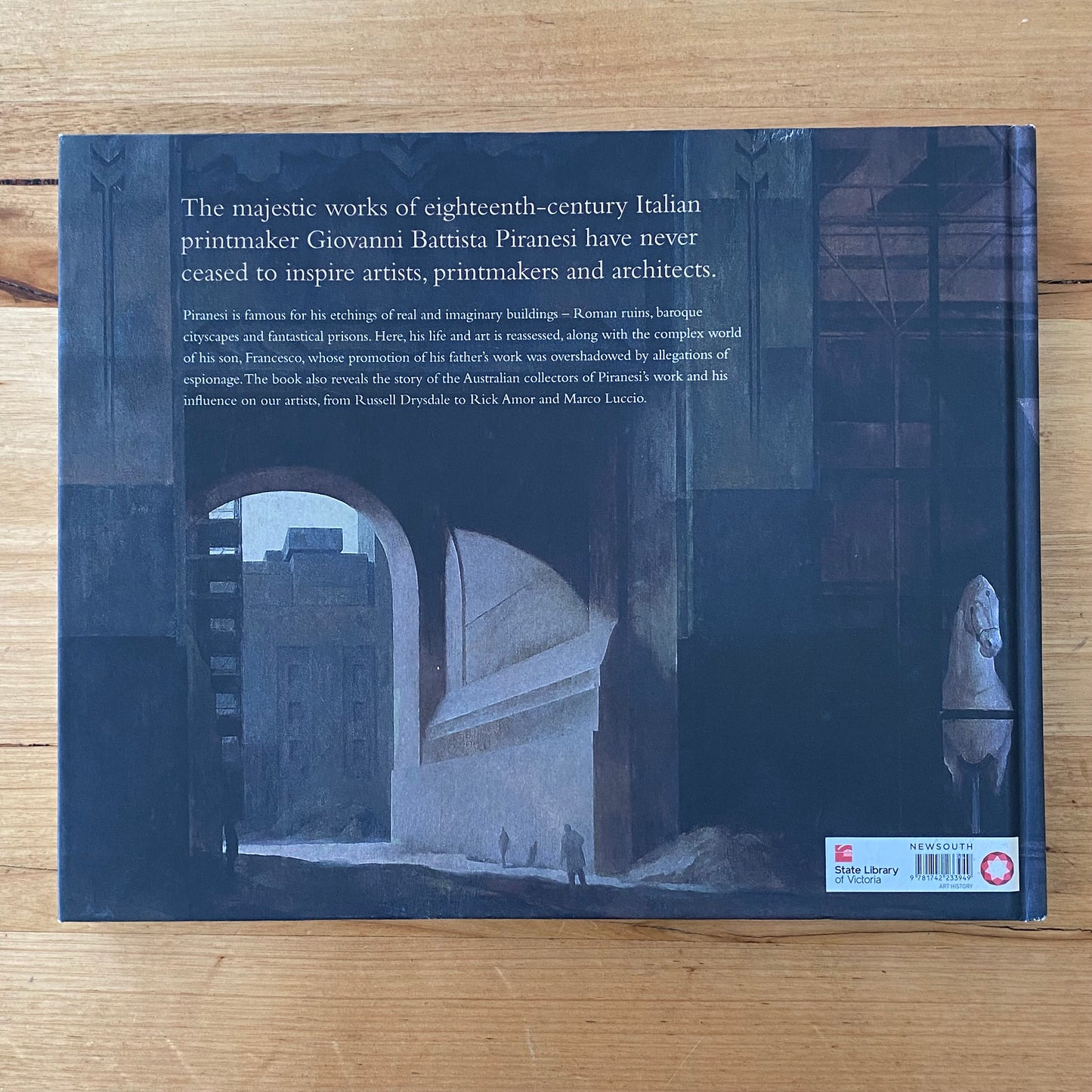 Piranesi's Grandest Tour: From Europe to Australia by Colin Holden Hardcover 2014 GD