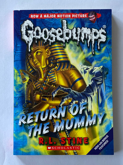 Goosebumps Return of The Mummy R.L.Stine Paperback 2015 VGC