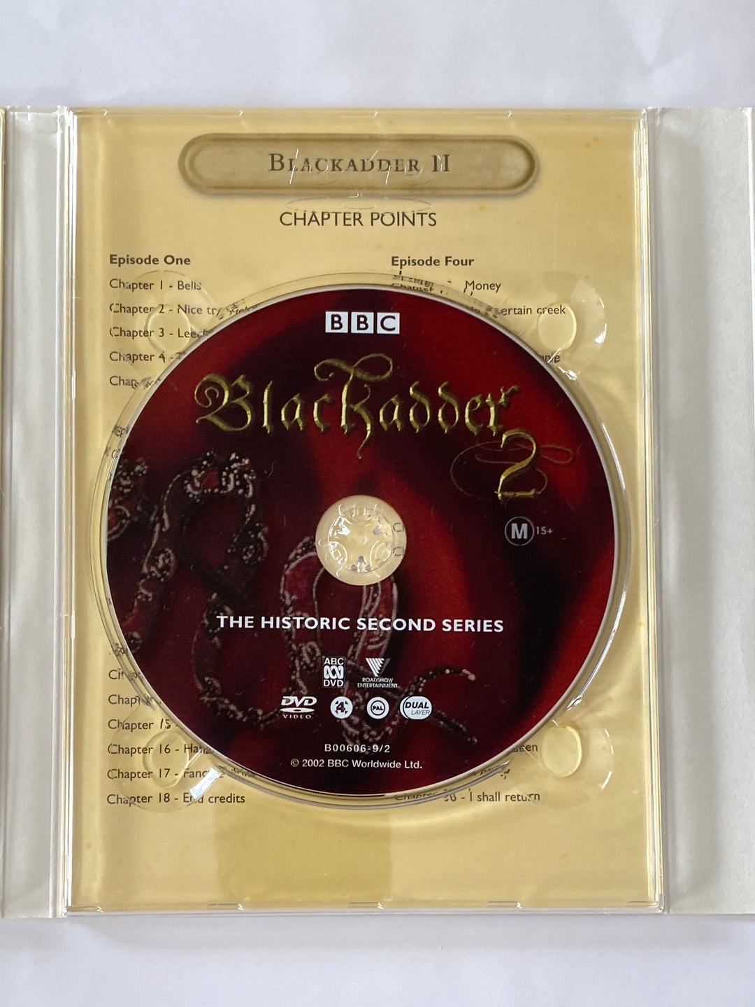 Black Adder Collectors ­Edition DVD Series 1-4 4-Disc Set PAL 4 VGC