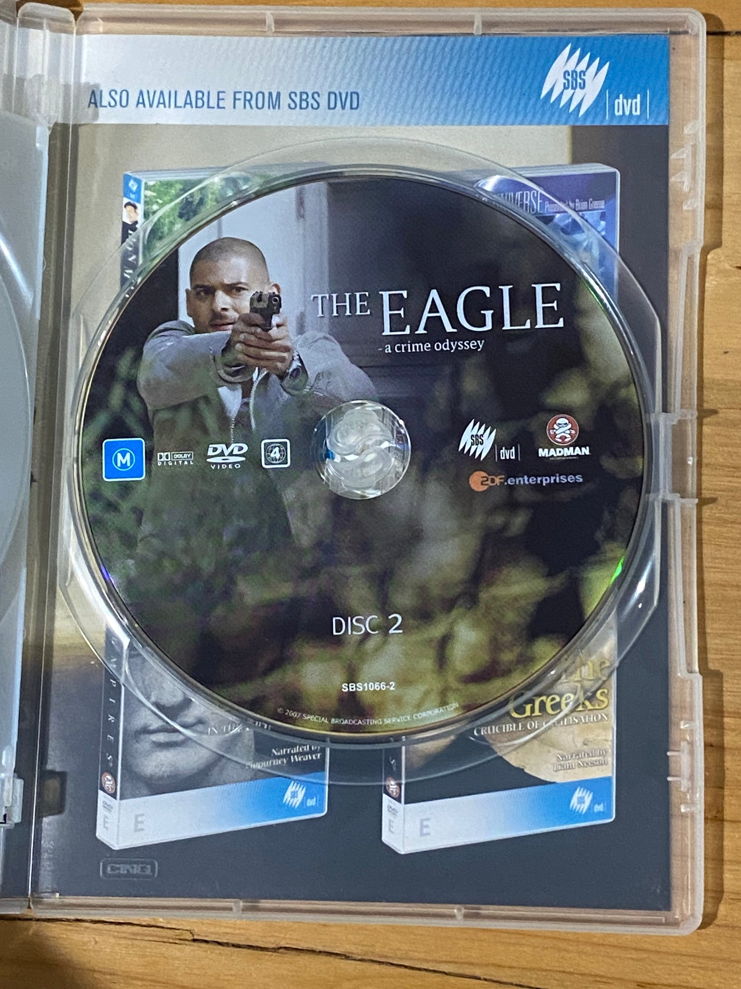 The Eagle A Crime Odyssey Volume 1 DVD Danish Drama 2-Disc Set PAL 4 VGC