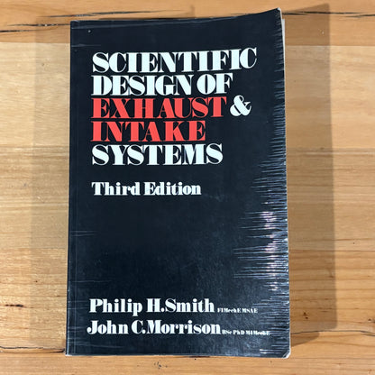 Scientific Design Of Exhaust and Intake Systems 3rd Ed. Paperback GD