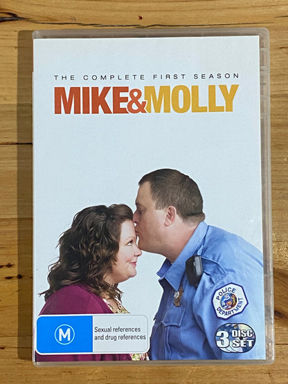 Mike And Molly Season 1-4 DVD US Comedy 3-Disc PAL 4 VGC Season 3 Sealed