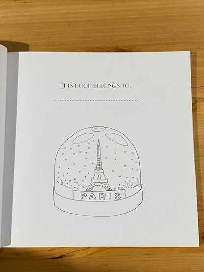 Secret Paris Colouring For Mindfulness by Zoé de Las Cases Adult Colouring Book