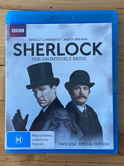 Sherlock Blu-ray Complete Set Series 1-4 BBC Drama Abominable Bride Region B VGC