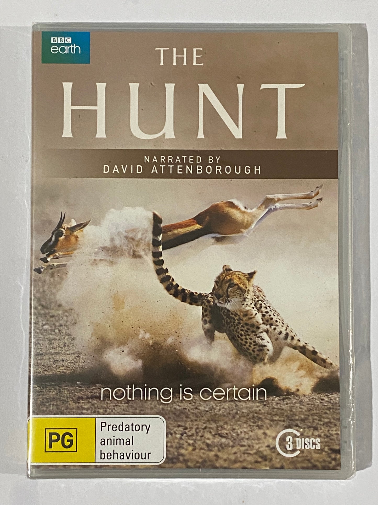 The Hunt David Attenborough DVD BBC Documentary 3-Disc PAL 4 New Sealed