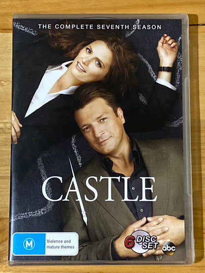 Castle Season 7 DVD 6-Disc PAL 4 VGC