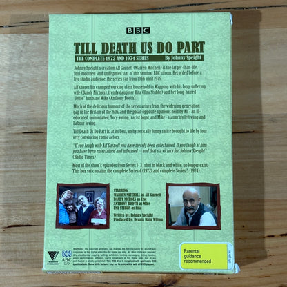 Till Death Us Do Part Complete 1972 and 1974 DVD Box-Set 4-Disc PAL 4 VGC