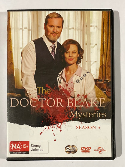 The Doctor Blake Mysteries Season 1,2 & 5 DVD Set PAL 2,4 ABC TV VGC