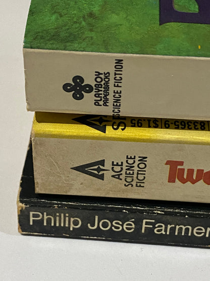 Philip José Farmer Paperbacks 3 Book Bundle Vintage Fantasy Stories