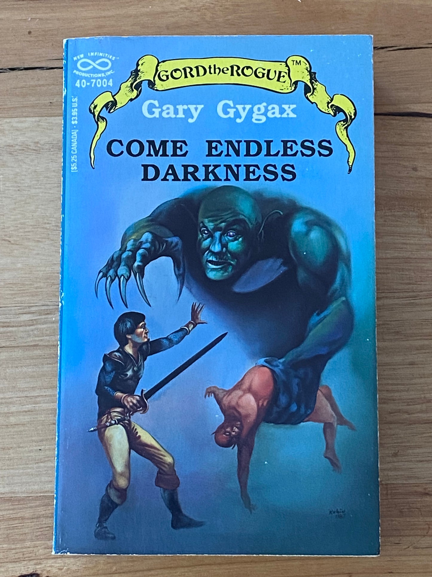 Come Endless Darkness Gord The Rogue Gary Gygax Paperback 1988 GD