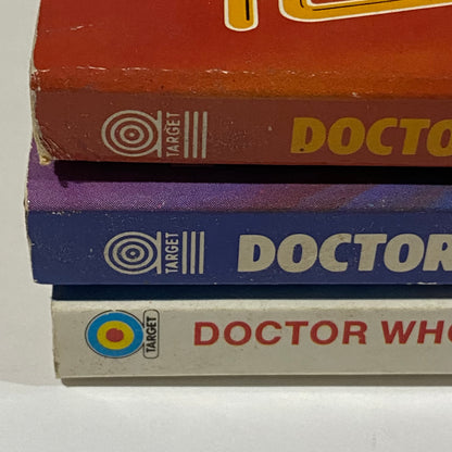 Doctor Who Paperback Novel Bundle VTG Hulke Holmes Target Books VGC