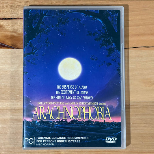 Arachnophobia DVD Cult Horror Movie Jeff Daniels PAL 4 VGC