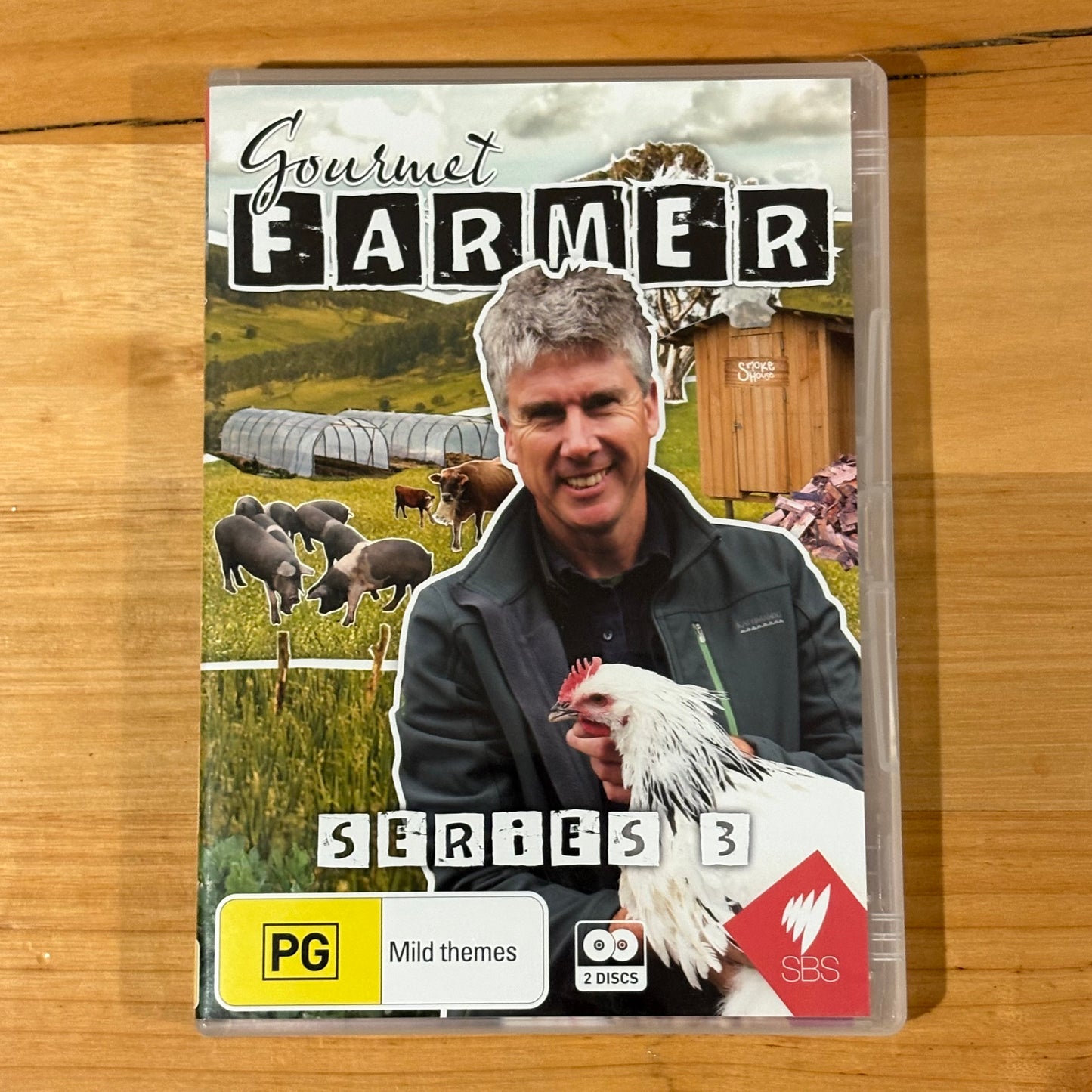Gourmet Farmer Series 1 to 3 and Gourmet Farmer Afloat DVD Australian PAL 4 VGC