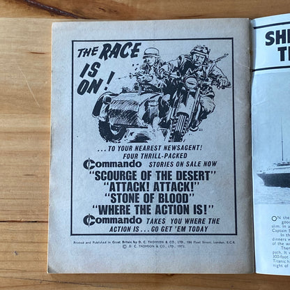 Commando War Comic #663 Scourge Of The Desert 1972