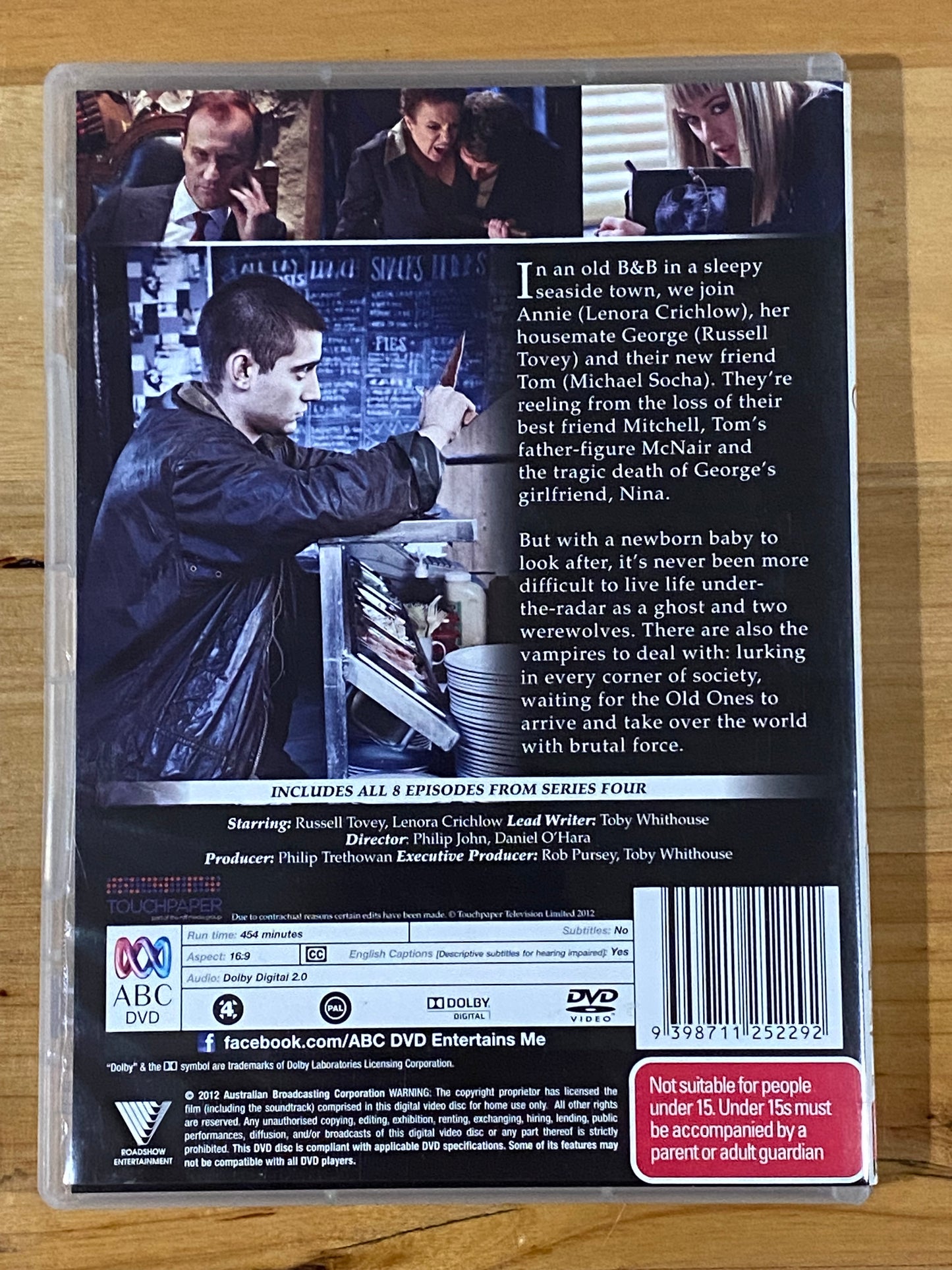 Being Human Series 4 DVD 2-Disc Set British Supernatural Drama PAL 4 VGC