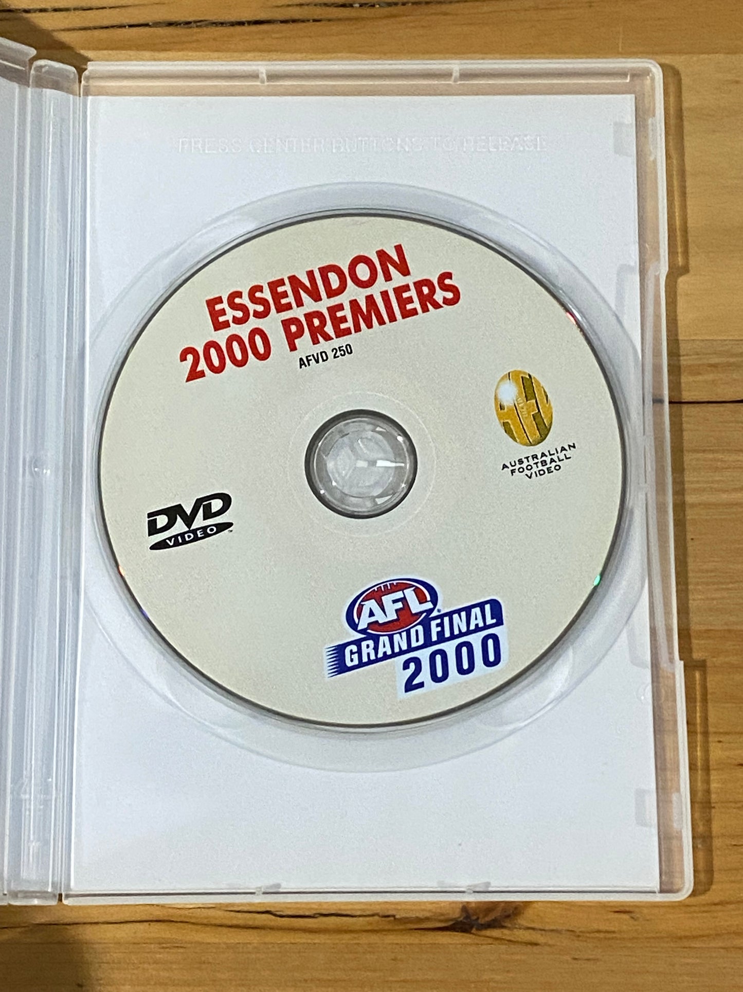 Premiers 2000 Essendon DVD AFL PAL 4 VGC