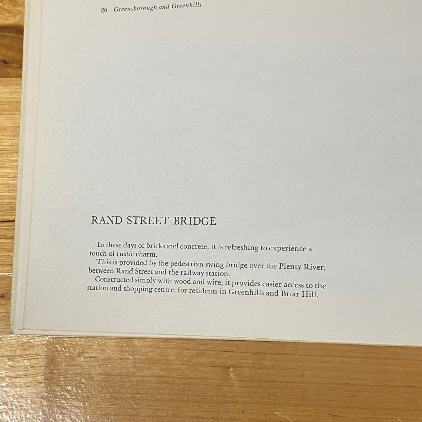 Greensborough and Greenhills Sketchbook Turvey Reynolds Signed Hardcover 1973 GD