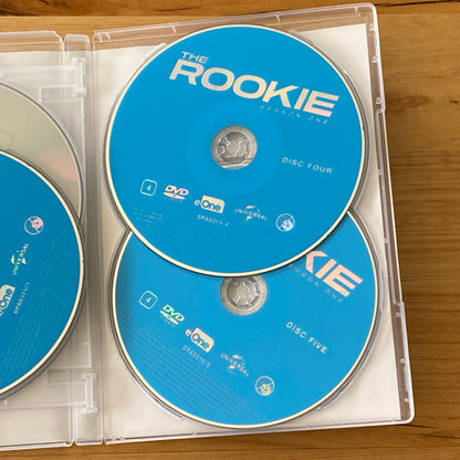 The Rookie Season 1 DVD Nathan Fillion 5-Disc PAL 4 VGC