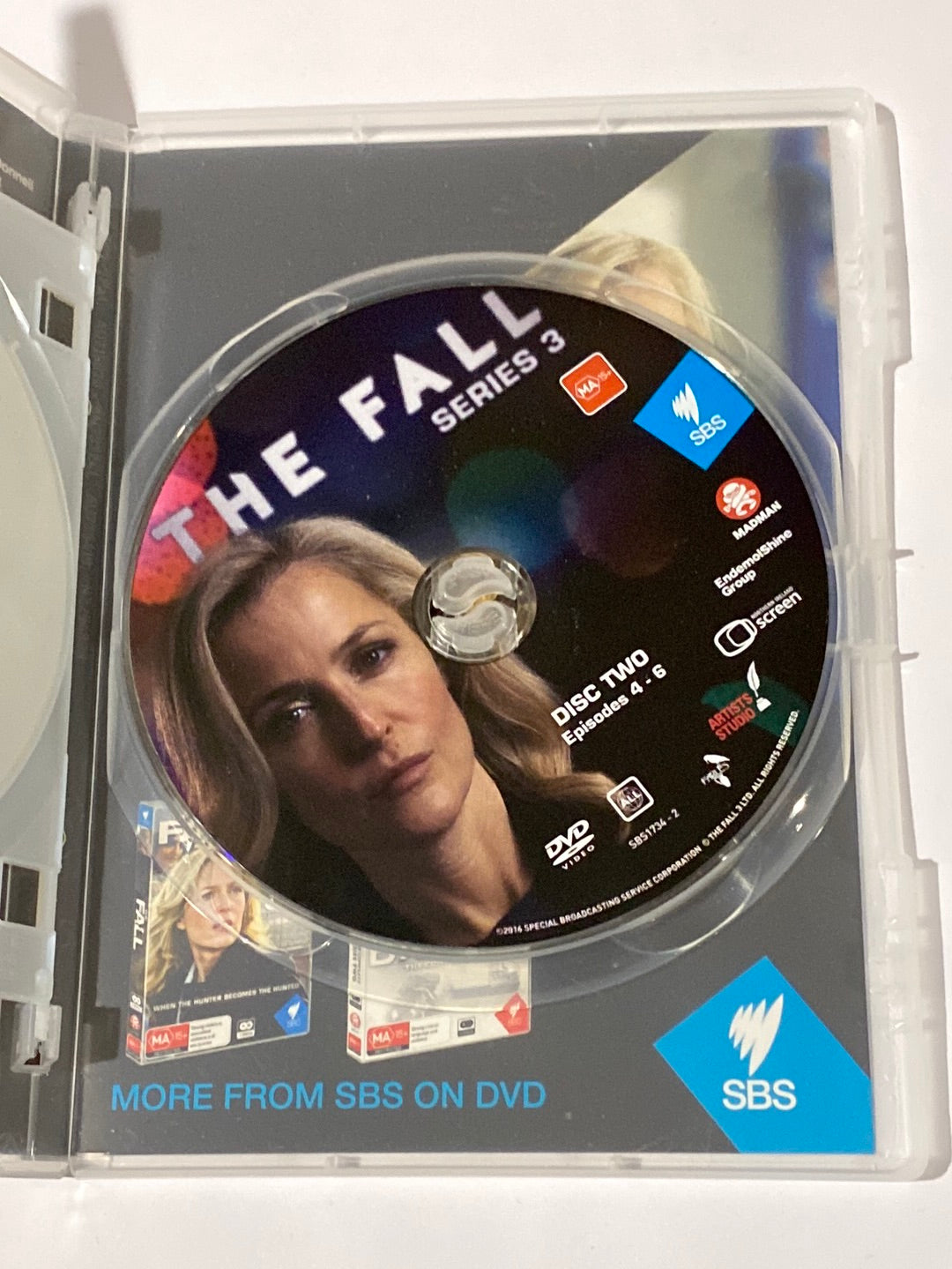 The Fall DVD Series 1-3 Gillian Anderson Jamie Dornan PAL 4 VGC