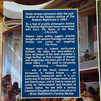 The Arabian Nightmare by Robert Irwin Hardcover 1987 GD