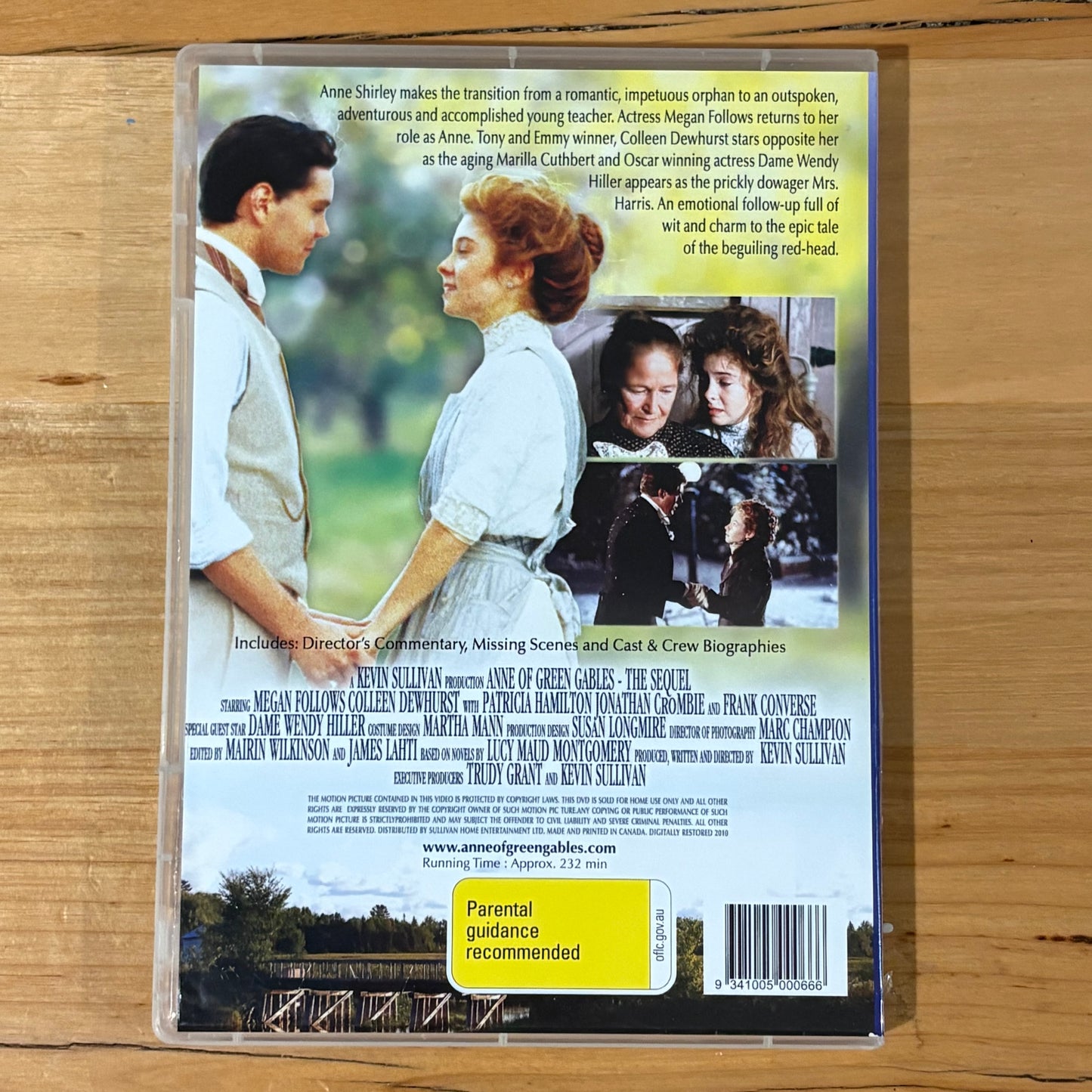 Anne of Green Gables and The Sequel DVD 2 Seasons PAL 4 VGC