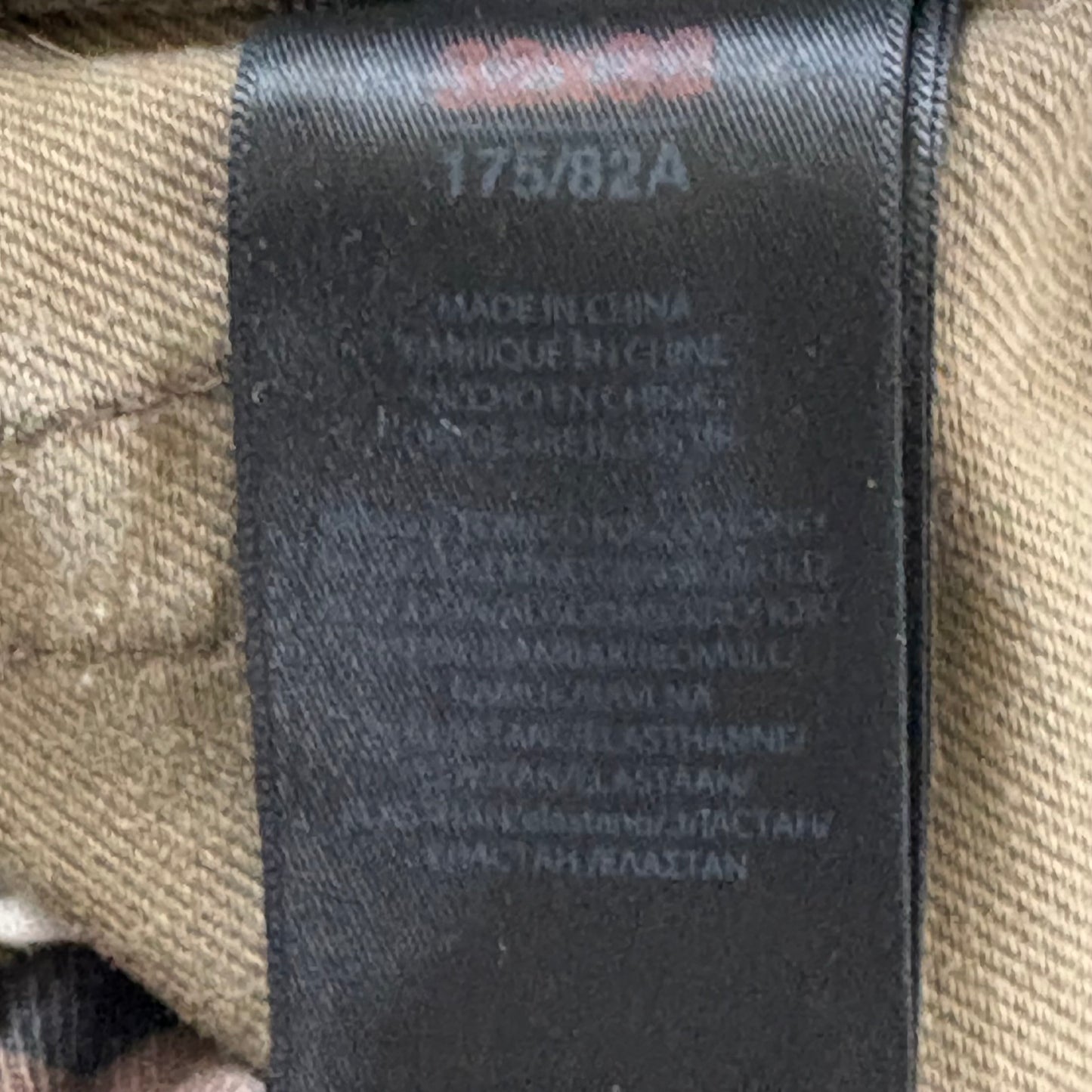 Polo Ralph Lauren Cargo Pants Camoflauge Pattern Mens Sz 82A Button Fly