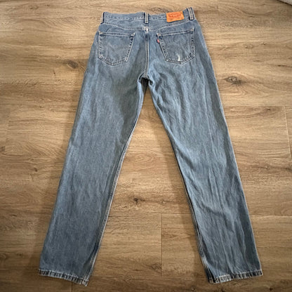 Levi's 550 Mens W 34 L 36 Denim Blue Jeans PC9-00550-4886