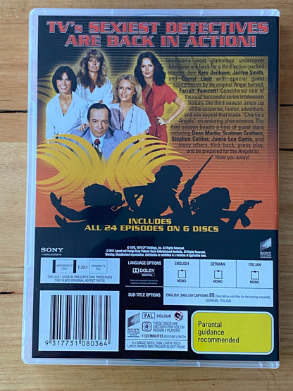 Charlie's Angels Complete Set DVD Seasons 1-5 PAL 4 VGC