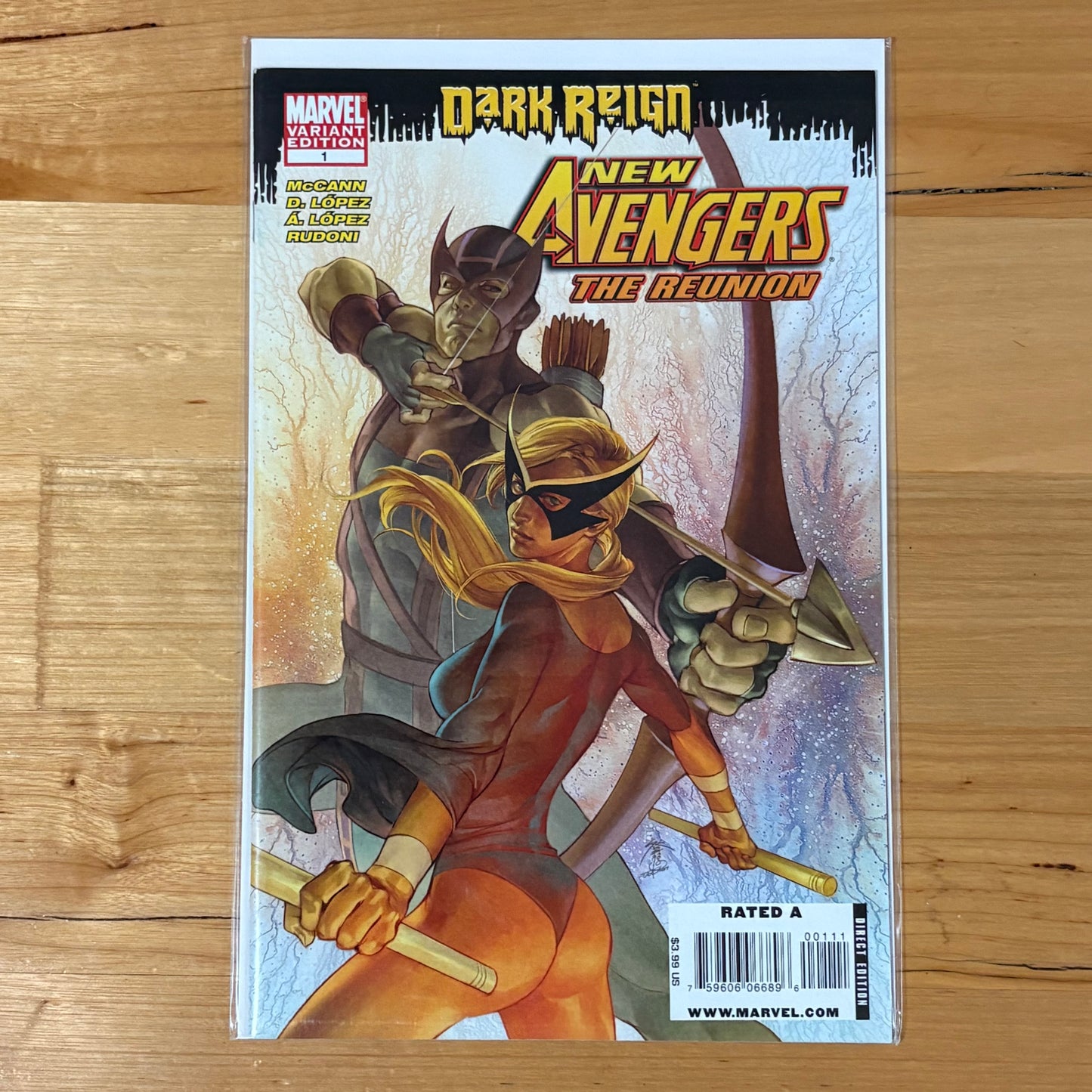 New Avengers: The Reunion (2009) #1 Joan Chen Direct Edition