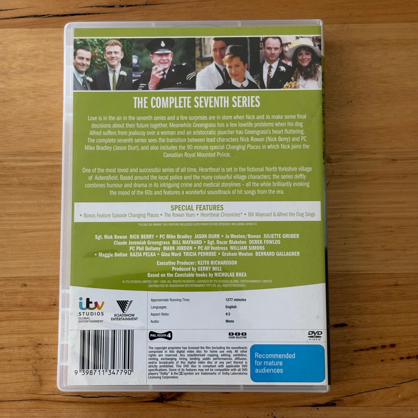 Heartbeat Series 1-7, 16-18 DVD ITV Police Drama Nick Berry VGC