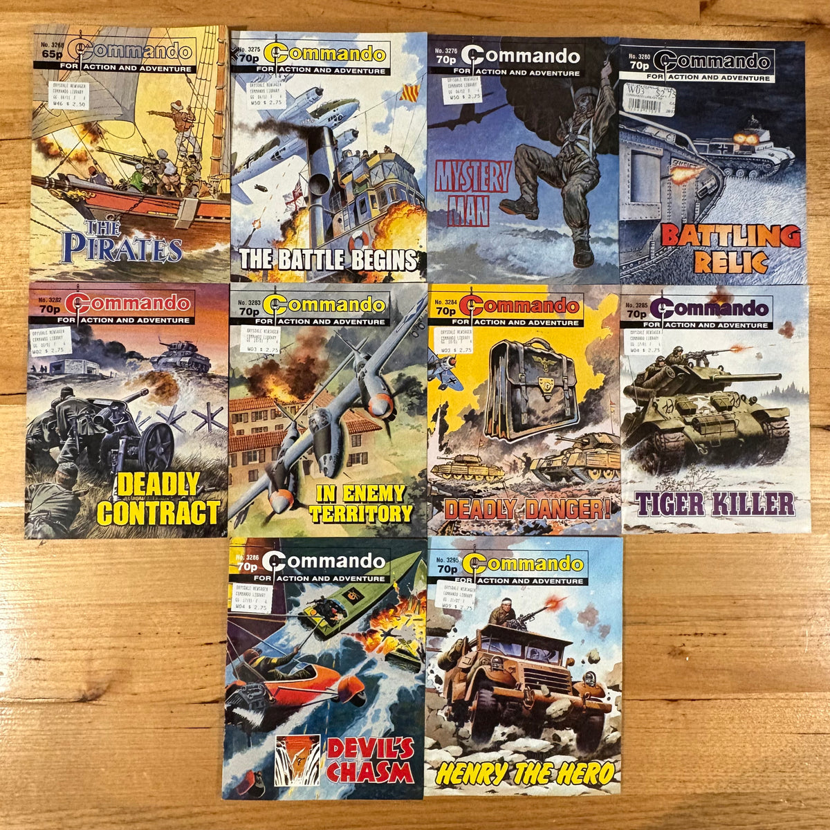 Commando War Comic Bundle x 10 Printed 2000 DC Thomson 312