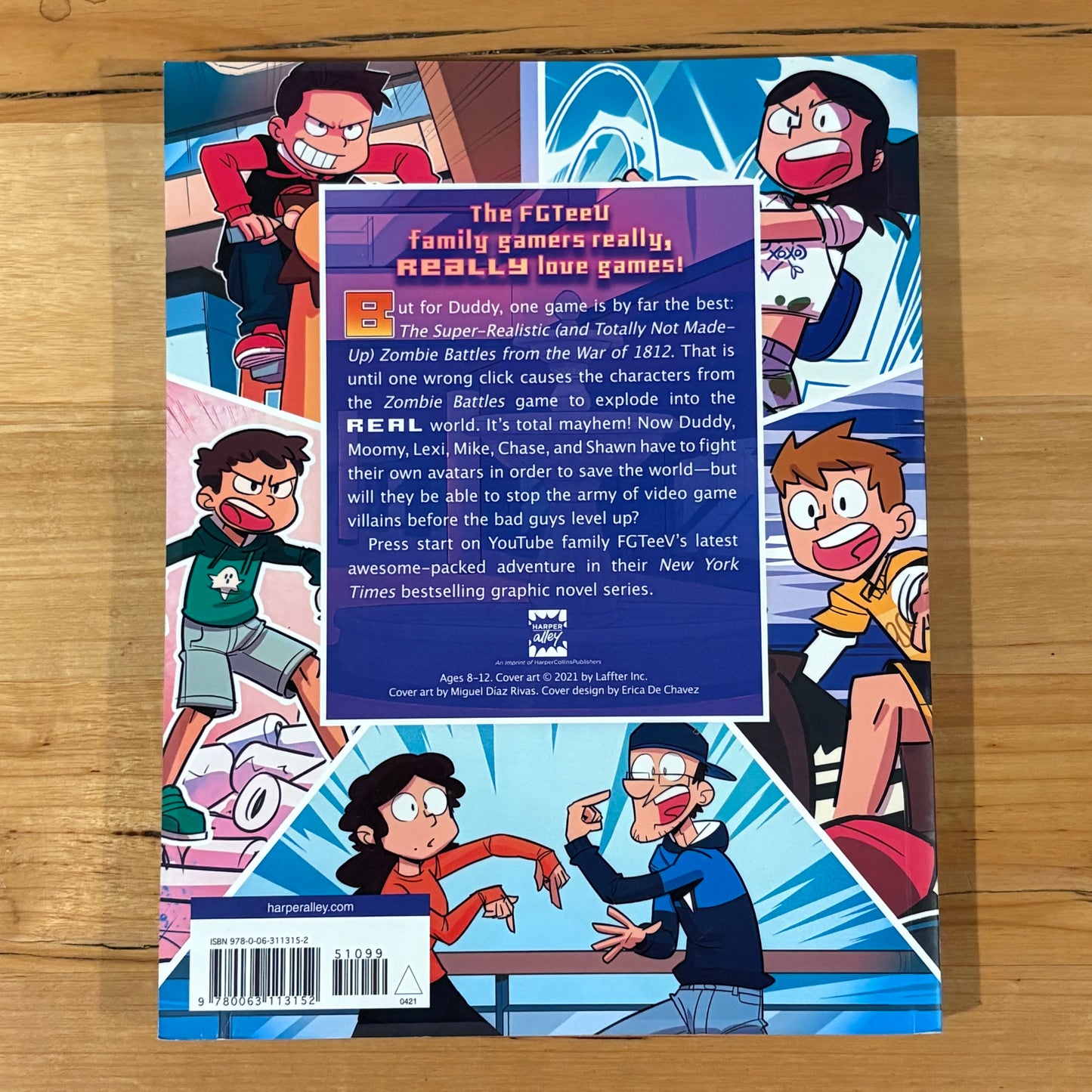 FGTeeV Out Of Time! Saves The World! Into The Game Graphic Novel Bundle