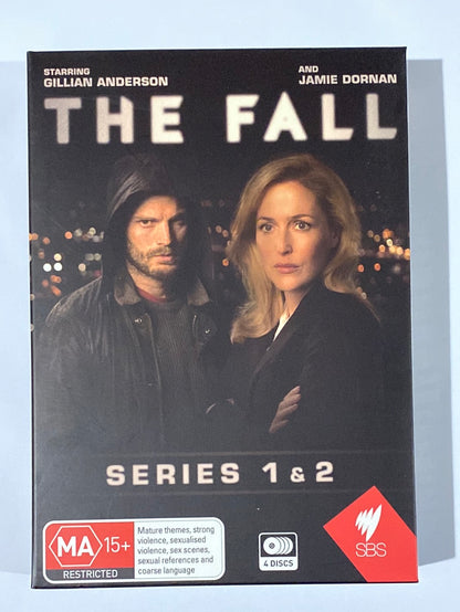 The Fall DVD Series 1-3 Gillian Anderson Jamie Dornan PAL 4 VGC