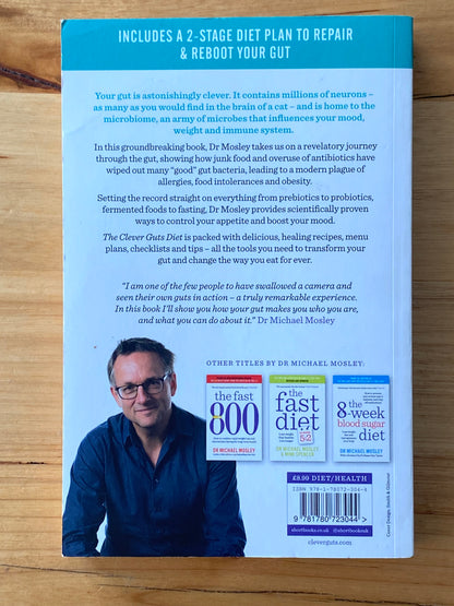 The Clever Guts Diet by Dr Michael Mosley Paperback Book 2017 GD